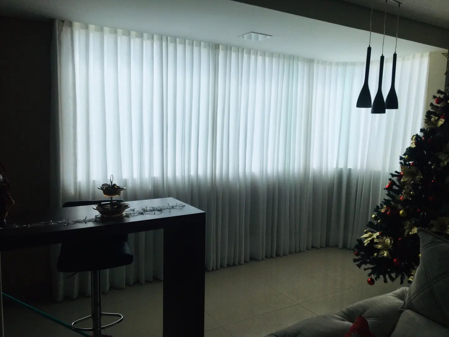 Cortinas brancas para sala em Belo Horizonte