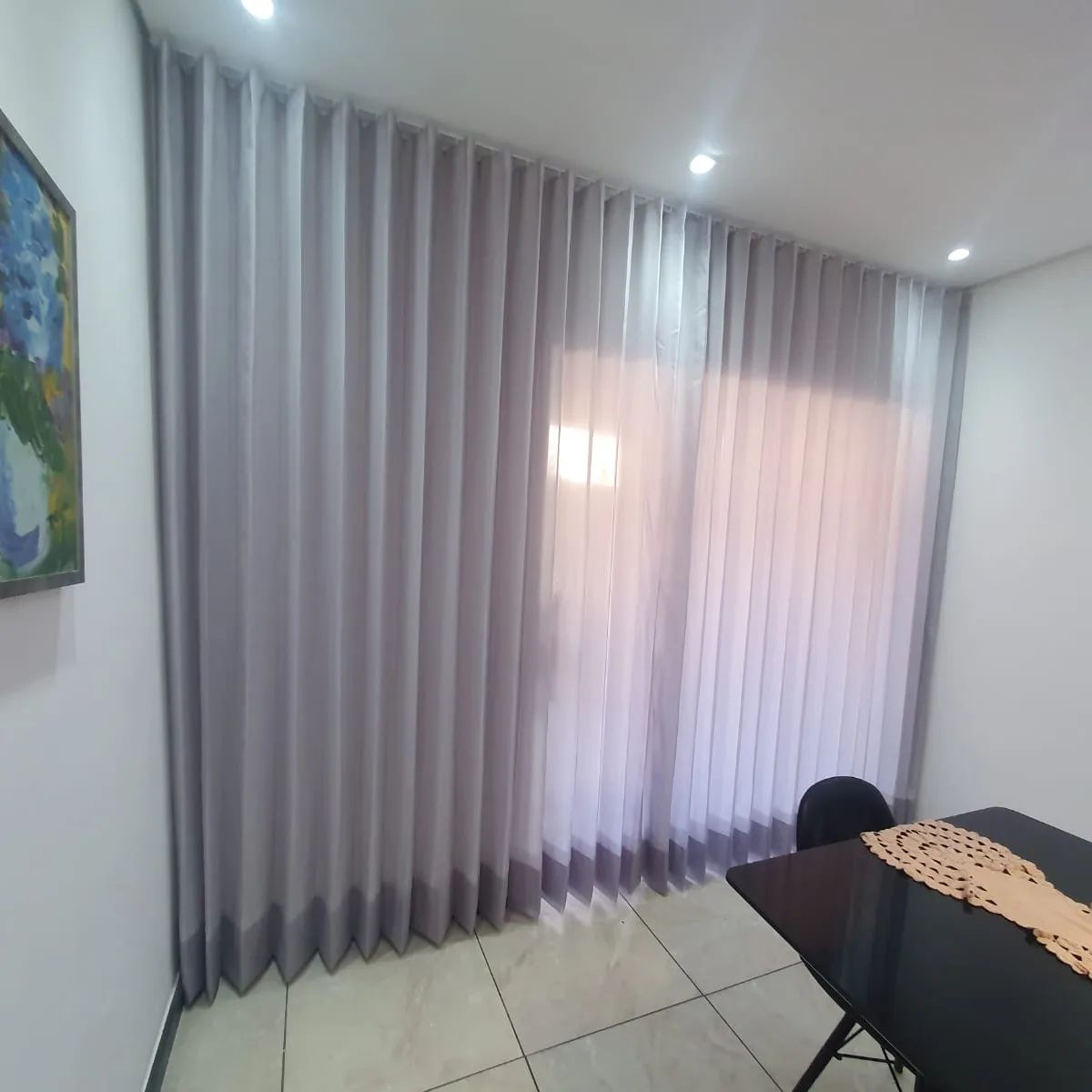 Cortinas cinza modernas BH